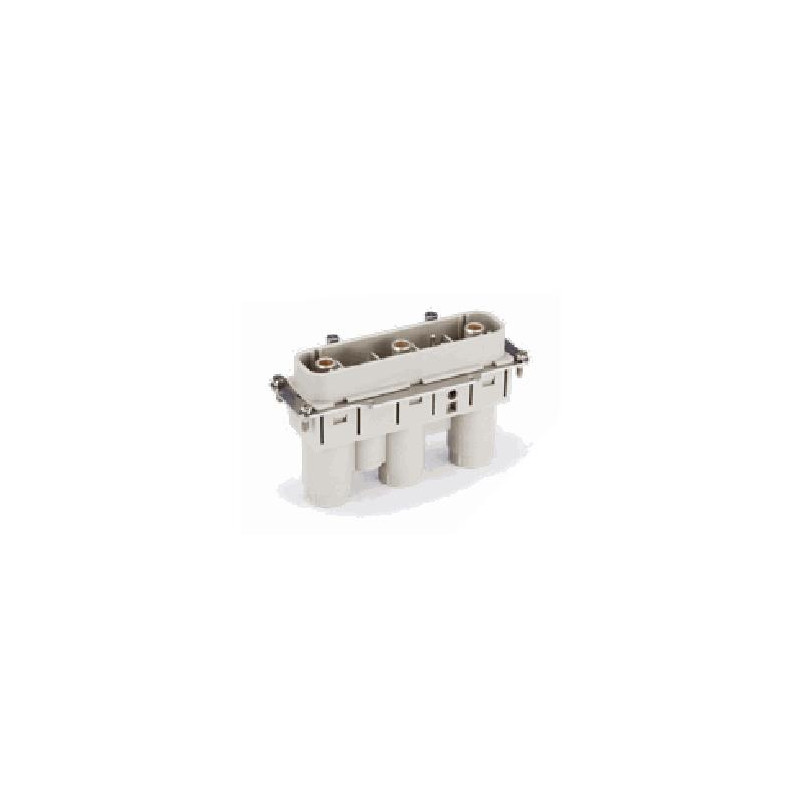 Insert HK, Raccordement à vis axiale, mâle, 3 pin, 200A, Polycarbonate, HP 